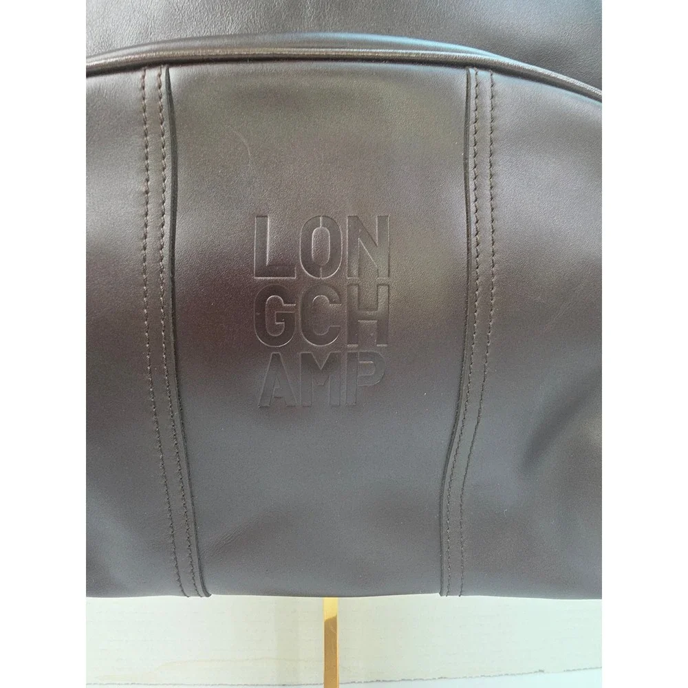 Longchamp 3D Moka Brown Leather Backpack Made in France 1847 189 002